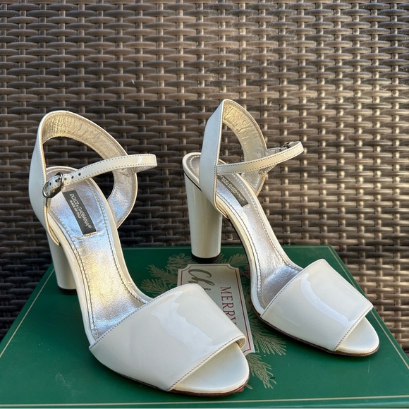 Dolce & Gabbana Shoes - Dolce & Gabbana White Heels